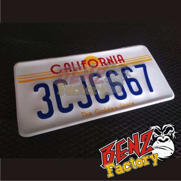 PLAT NOMOR VINTAGE MOONEYES BLACK