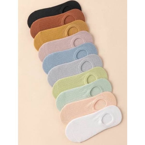 MN Kaos Kaki Balet Pendek Dibawah Semata Kaki Wanita Pria INVISIBLE Hidden SOCK-Ungu