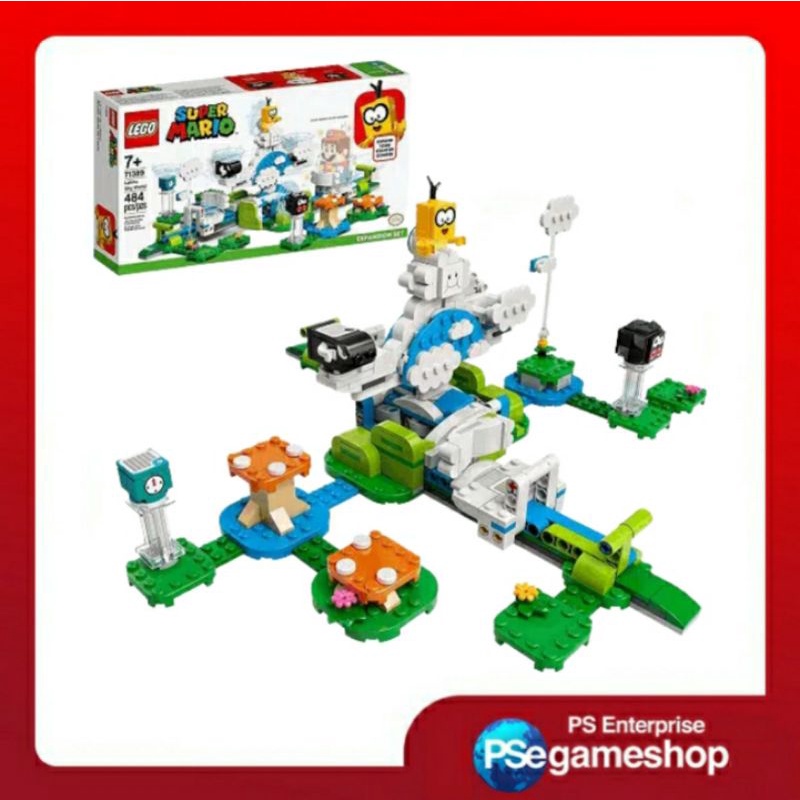 LEGO 71389 Super Mario Lakitu Sky World Expansion Set Building Kit