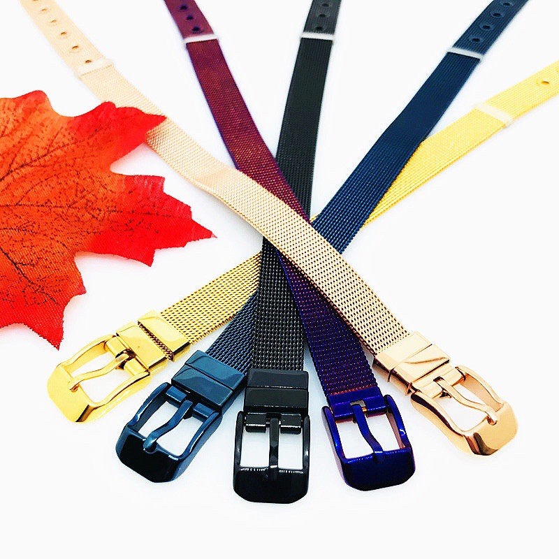 COD✅ GELANG TITANIUM PREMIUM LAPIS EMAS GELANG RANTAI SABUK RANTAI PASIR CHARM STAINLESS WANITA S10