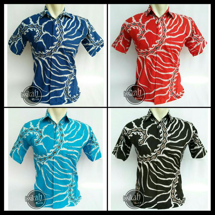 CUCI GUDANG MODEL BAJU KEMEJA BATIK MODERN PRIA || ASSIKAH BATIK