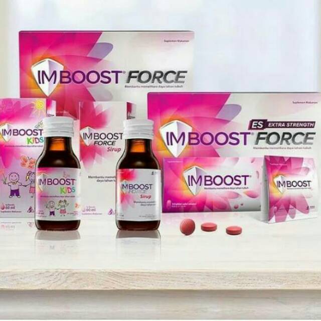 Imboost Force Sirup Tablet Vitamin Daya Tahan Tubuh Anak Dan Dewasa Masa Penyembuhan Setelah Sakit