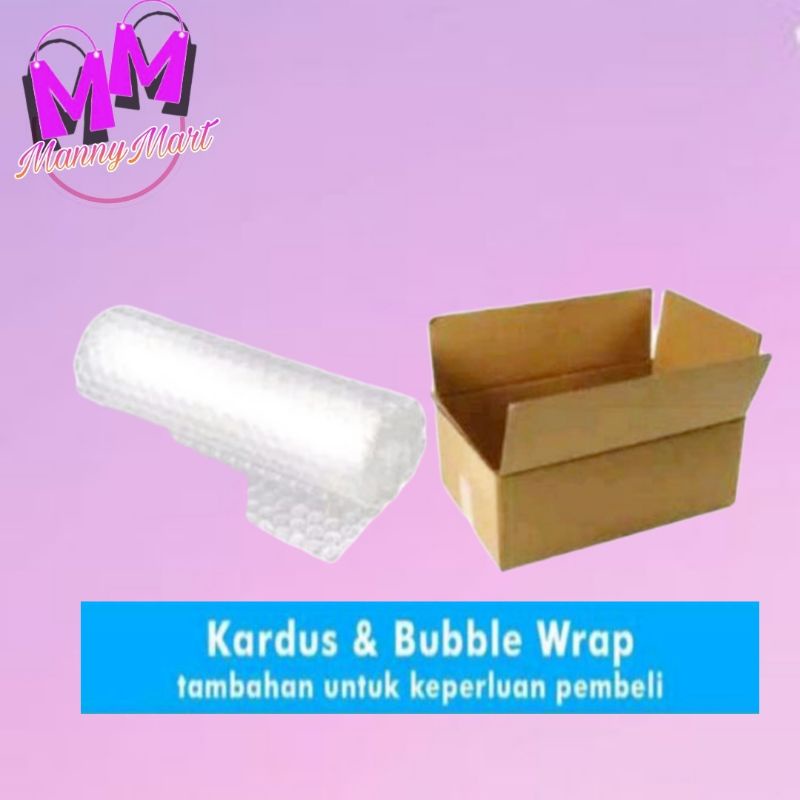 

Packingan Tambahan Dus + Bubble Wrap
