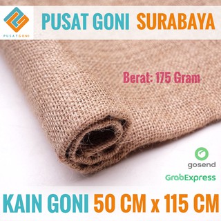 Kain Goni  50 cm x 115cm Karung  Goni  Baru Lembaran 