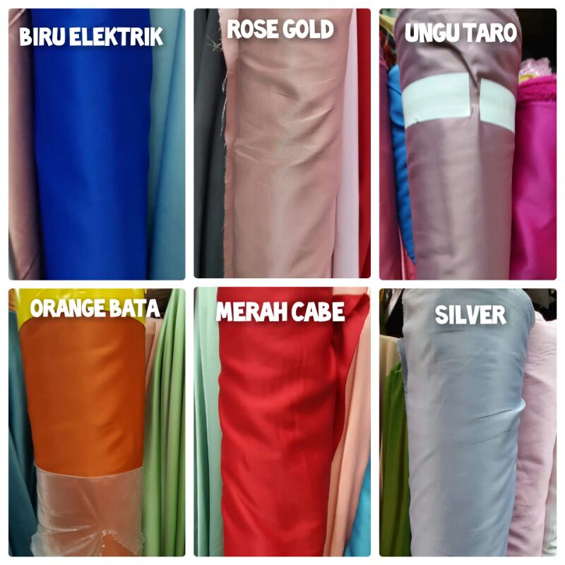 Satin Velvet / Kain Satin Velvet / Bahan Velvet / Bahan Satin Velvet