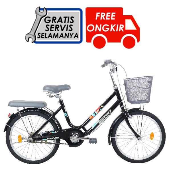 Genio Celesta Sepeda Keranjang 20 Inci
