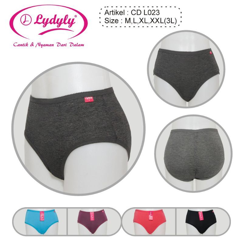 Lydyly - Celana Dalam Wanita Katun Cd Zig Zag Kerut Belakang Zigzag