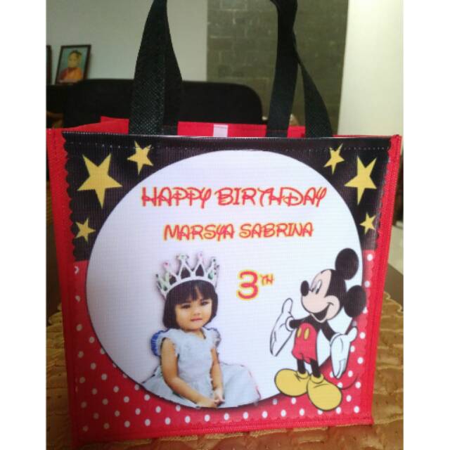 

Tas souvenir mickey & minnie mouse