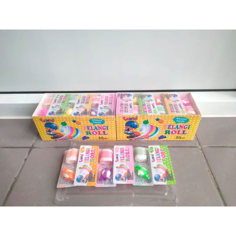 

PELANGI ROLL -1 ( isi 1 Box 30 Pcs )