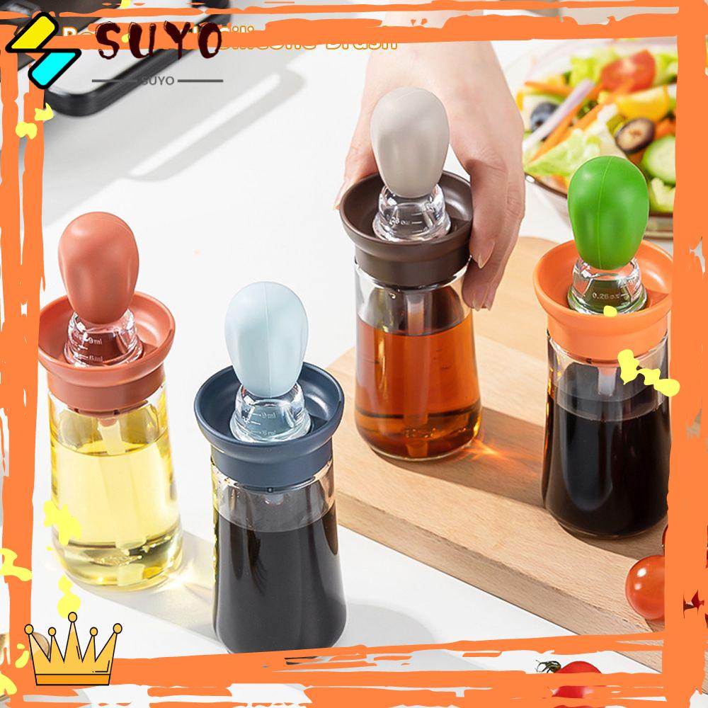 Suyo Botol Dispenser Minyak Dengan Kuas Silikon Untuk Bbq