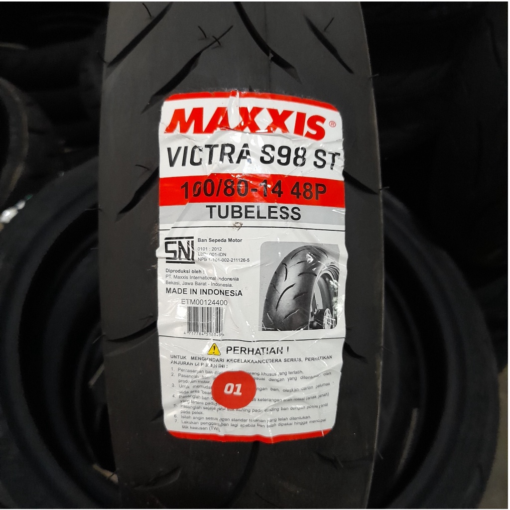 Ban motor matic Maxxis Victra 100 80 14 mio beat vario