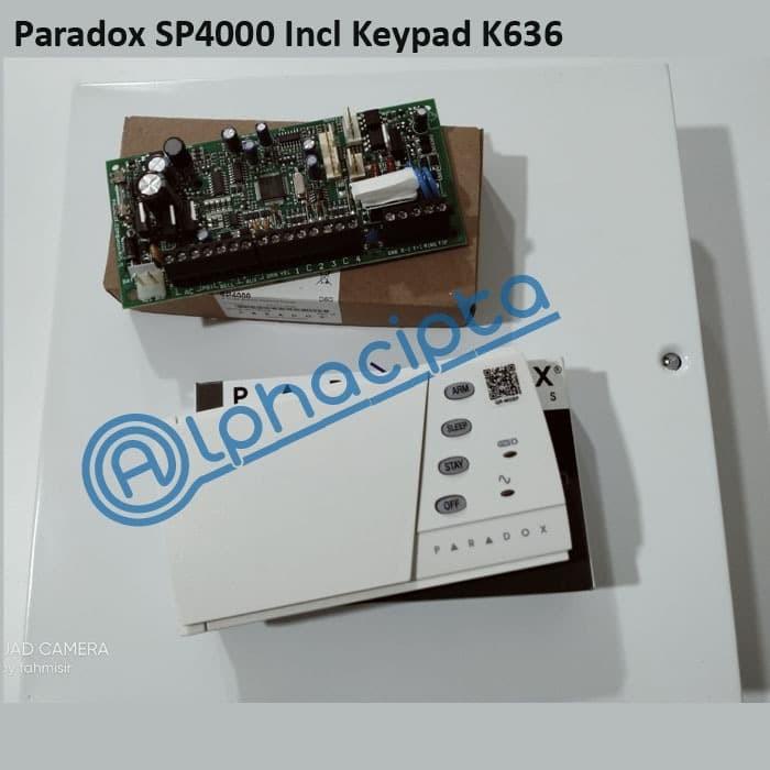 Alarm Fullset Paradox SP4000, 4 to 32 Zone (Paket Lengkap)