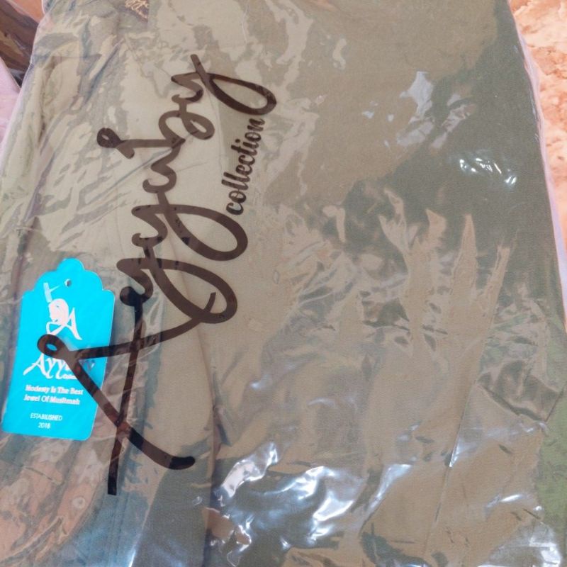 HIJAB PLISKET POLOS RASTY CERUTY PREMIUM ORI AYYUBY-Polos rasty Army