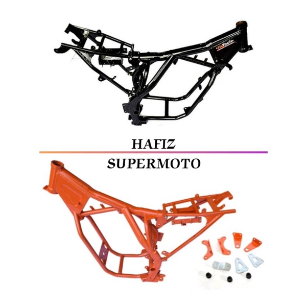 HUTECH Rangka frame KTM 250 2017  PNP mesin NINJA orange dan hitam untuk body set KTM 250 2017