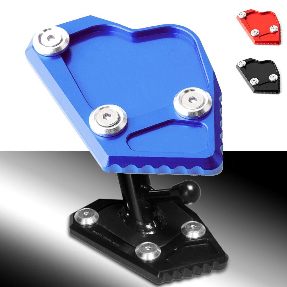 Populer Kaki Ekstensi Pad Pembesar Suku Cadang Motor Side Stand Foot Support Side Kick Stand Untuk BMW K1600GT K1600GTL 11-15