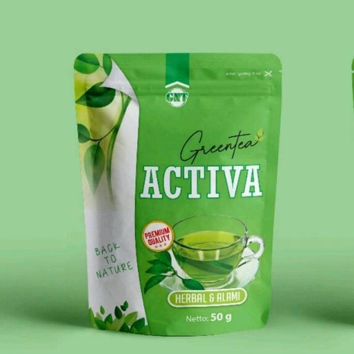 

Pelangsing herbal murah terlaris teh hijau Green Tea Activa urai