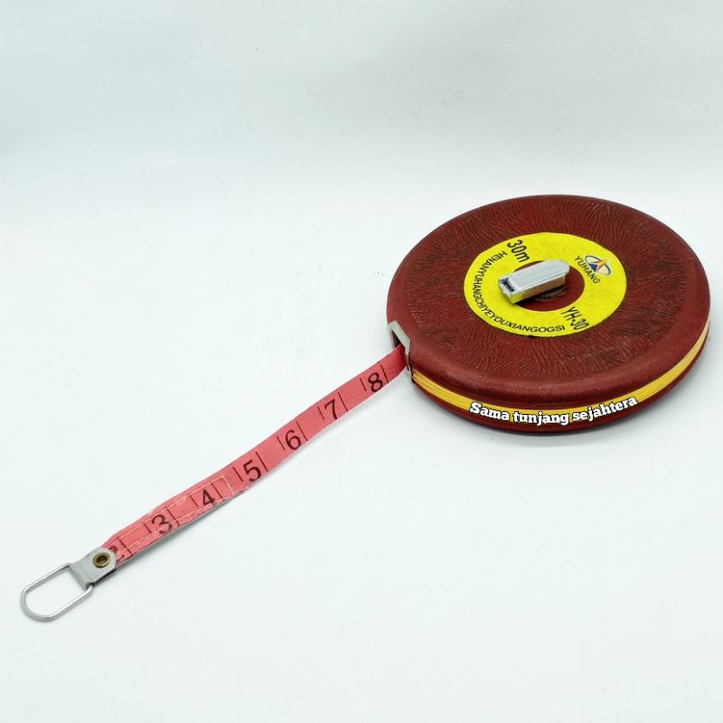 METERAN KAIN BULAT 30 METER RRT / YUHANG METERAN ROLL KAIN 30 M