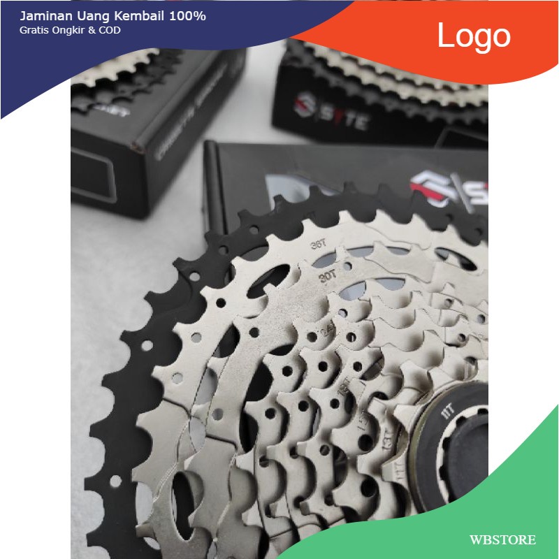 SPROCKET CASSETTE 8 SPEED 11 - 40T SEPEDA LIPAT SELI MINION MTB RB. GEAR GIR SPROKET 8SPEED 11-40T M