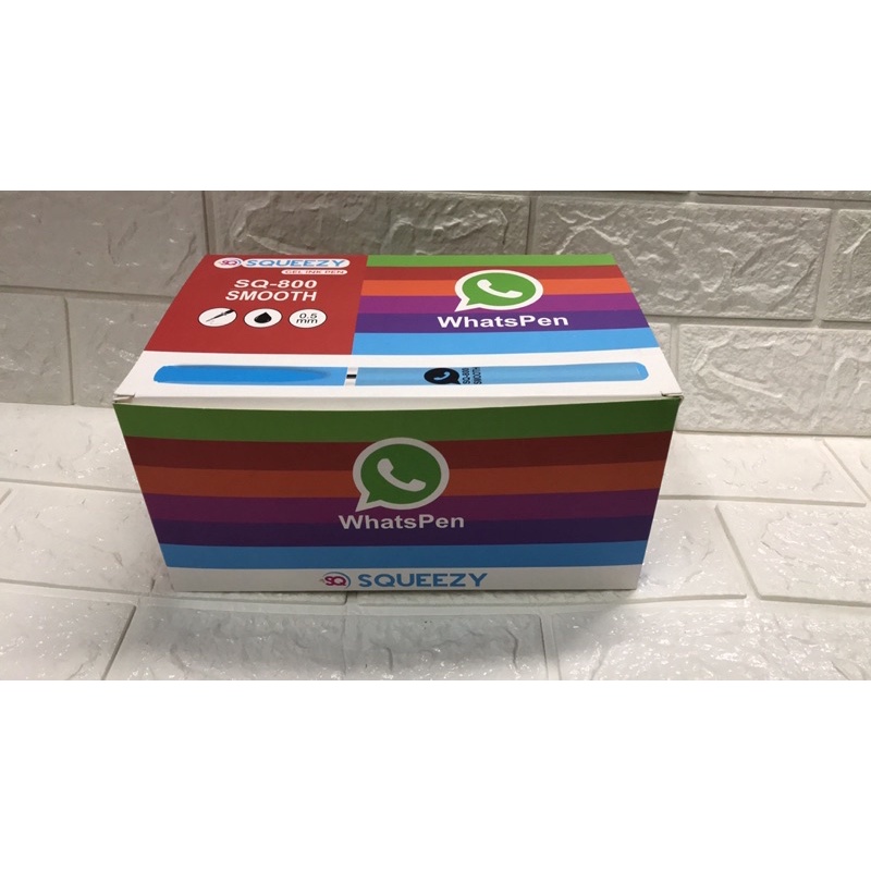 

Pena Kantor / Pulpen Sekolah WhatsPen Gel Tinta (1 pcs)