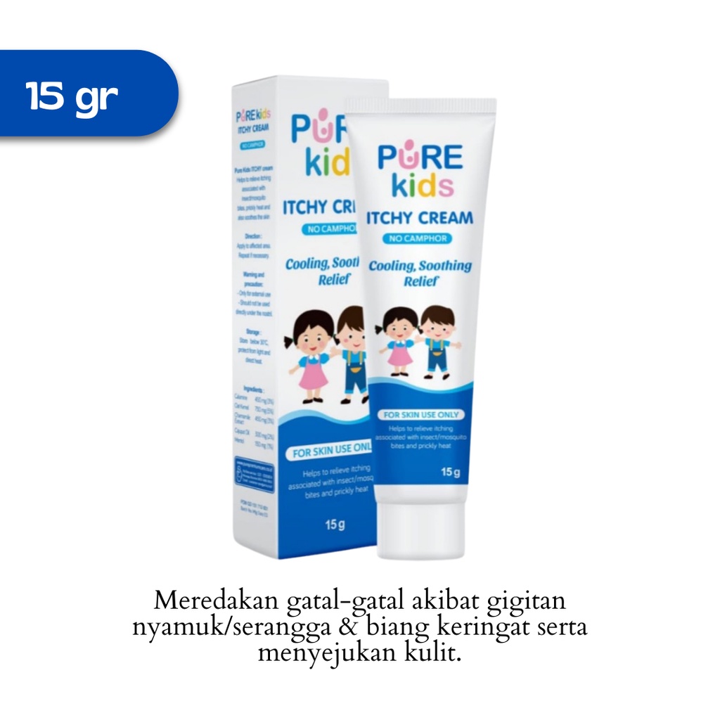 Pure BB Itchy Cream/Pereda gatal/penyejuk kulit 15gr