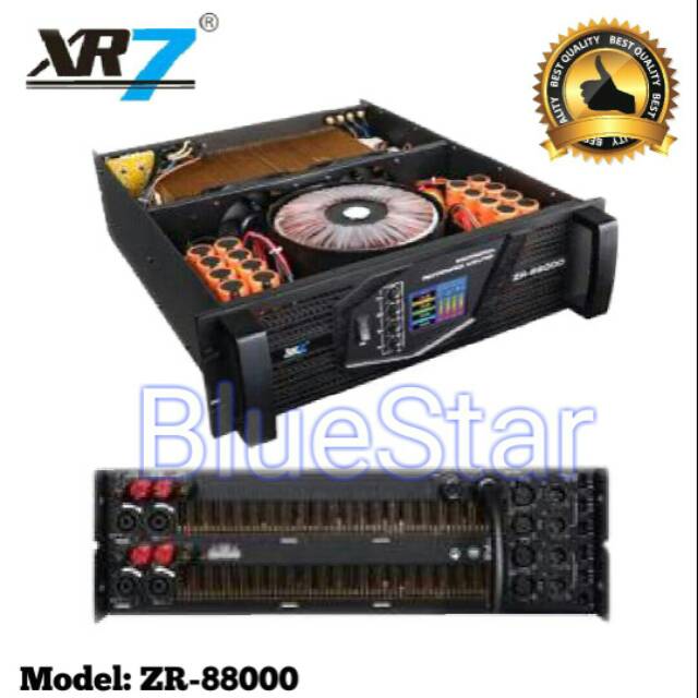 Power XR7 ZR 88000 Amplifier 4 Channel Class H