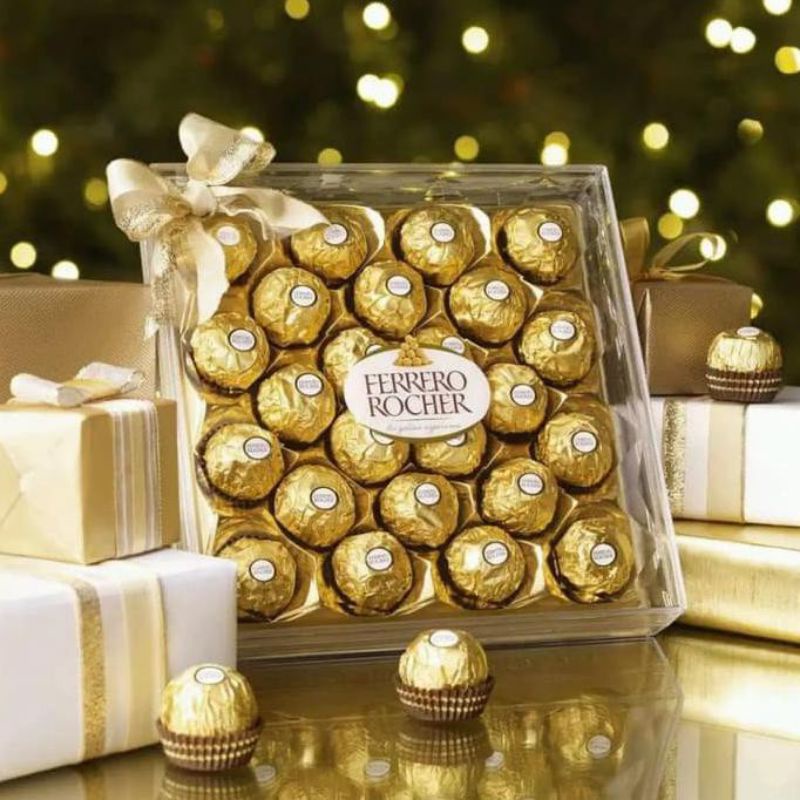 FERRERO ROCHER VALENTINE / FERRERO ROCHER ISI 24 / FERRERO ROCHER ISI 16 / FERRERO ROCHER / COKELAT 