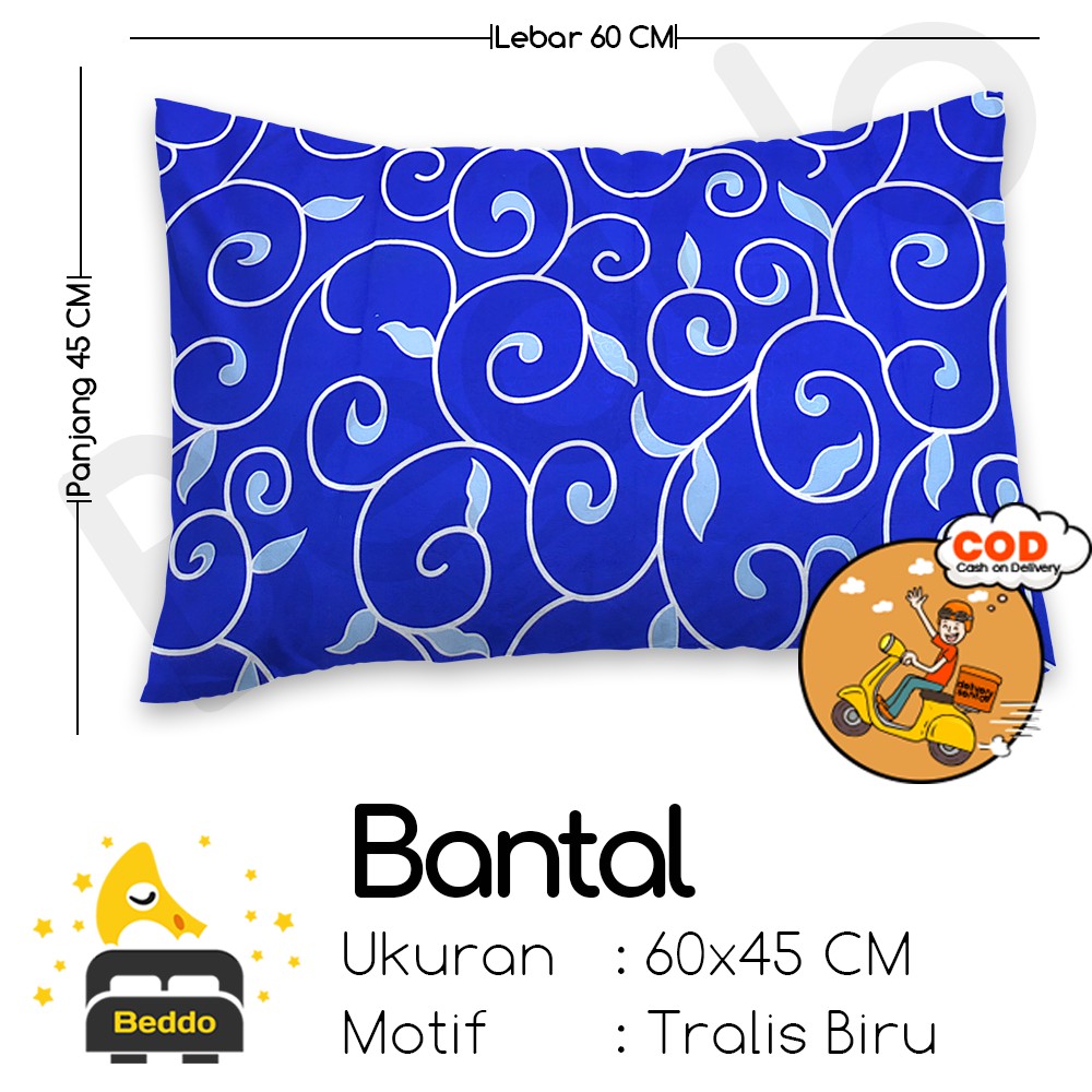 Sarung Bantal Motif Acak Polos Karakter Dewasa Abstrak Ukuran 60x45cm