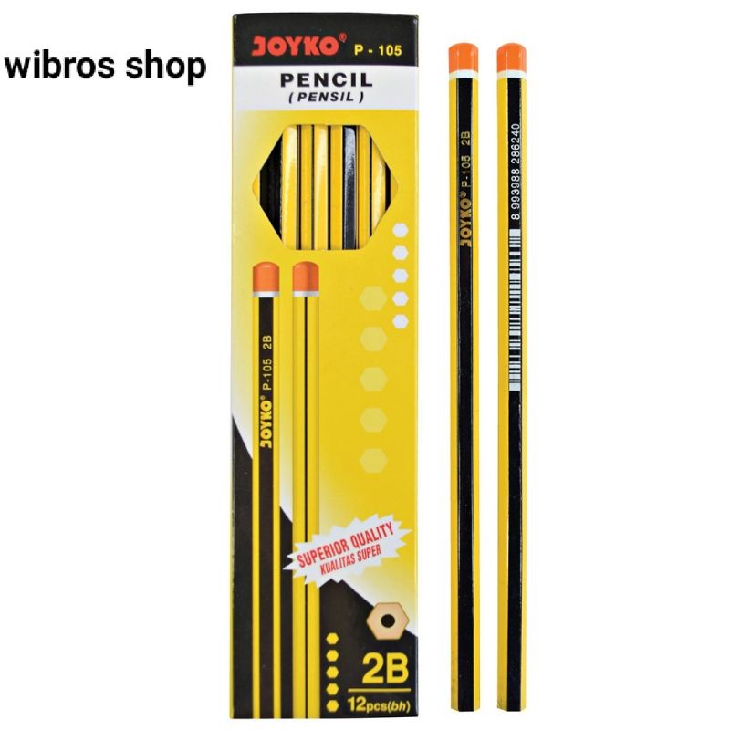 

Pencil / Pensil Joyko P-105 / 2B / 1 BOX 12 PCS s3249