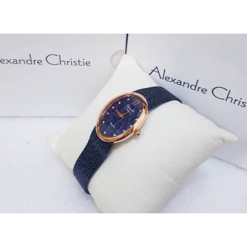 ALEXANDRE CHRISTIE AC 2858 BLUE ROSEGOLD JAM TANGAN ALEXANDRE CHRISTIE AC 2858 ORIGINAL