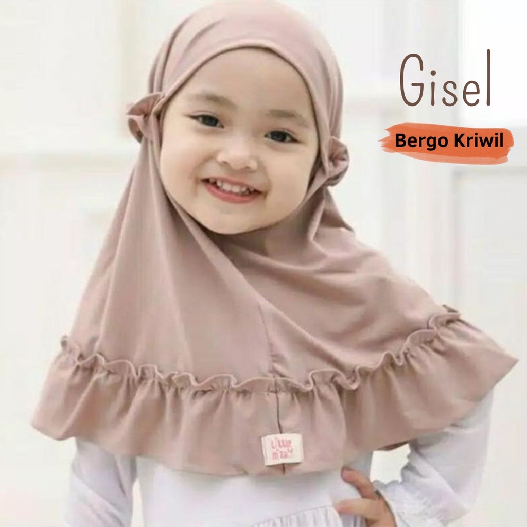 JILBAB ANAK CARLA USIA 0-3 TAHUN BAHAN JERSEY PREMIUM ADEM