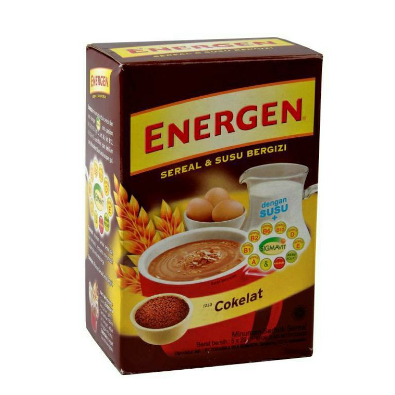 ENERGEN SEREAL isi 5pcs | Energen Coklat Vanila