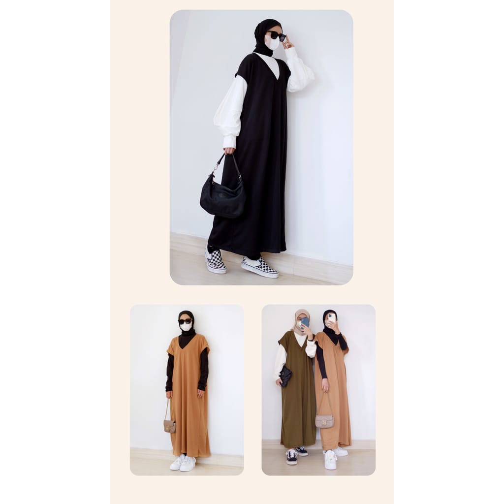 Khana Dress / Khana outer gamis / Khana Long Vest