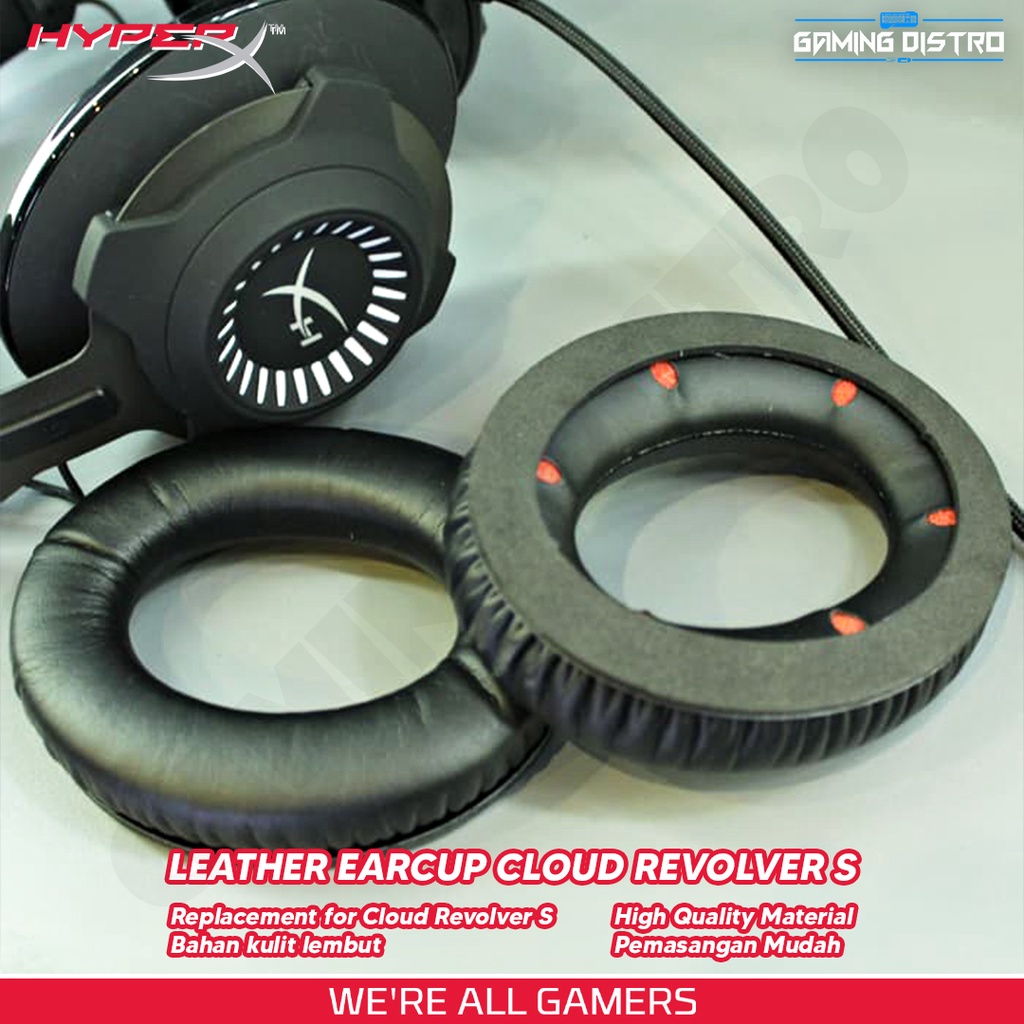 Earcup HyperX Cloud Revolver S - Bahan Kulit - High Quality