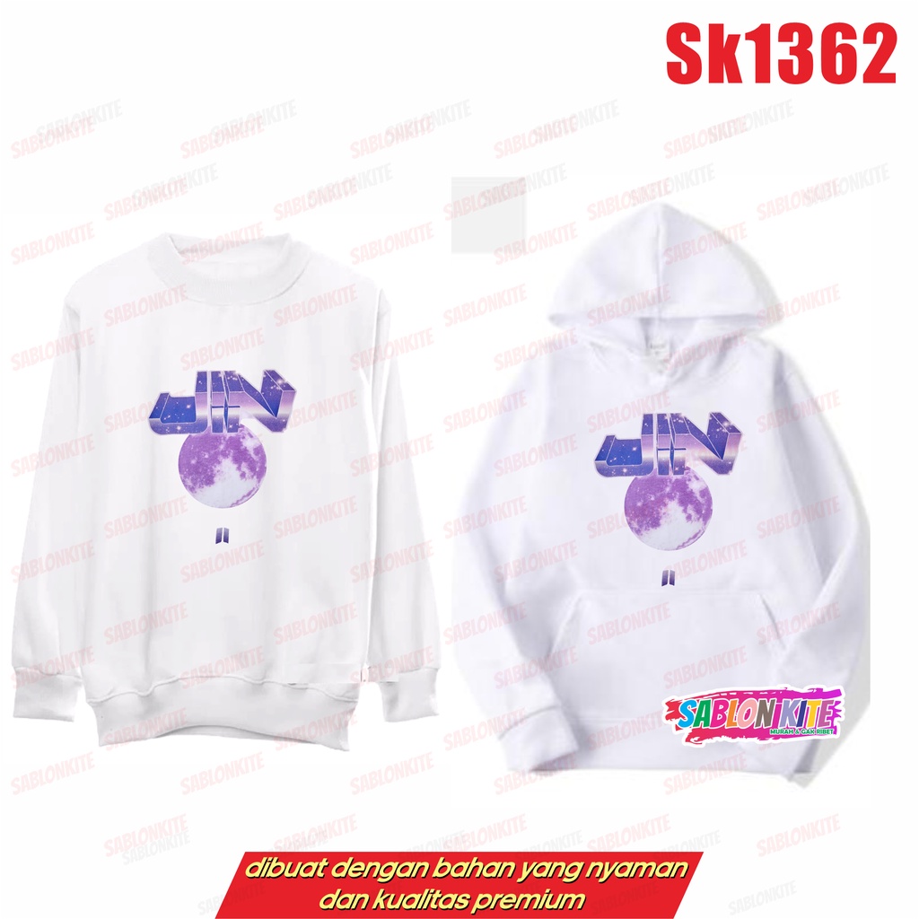 MURAH!!! SWEATER HOODIE KPOP SEOKJIN JIN LA PTD SK1362 UNISEX