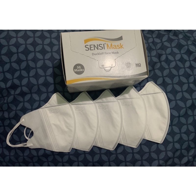 Masker Duckbill Sensi (Repack) 5-10 Pcs