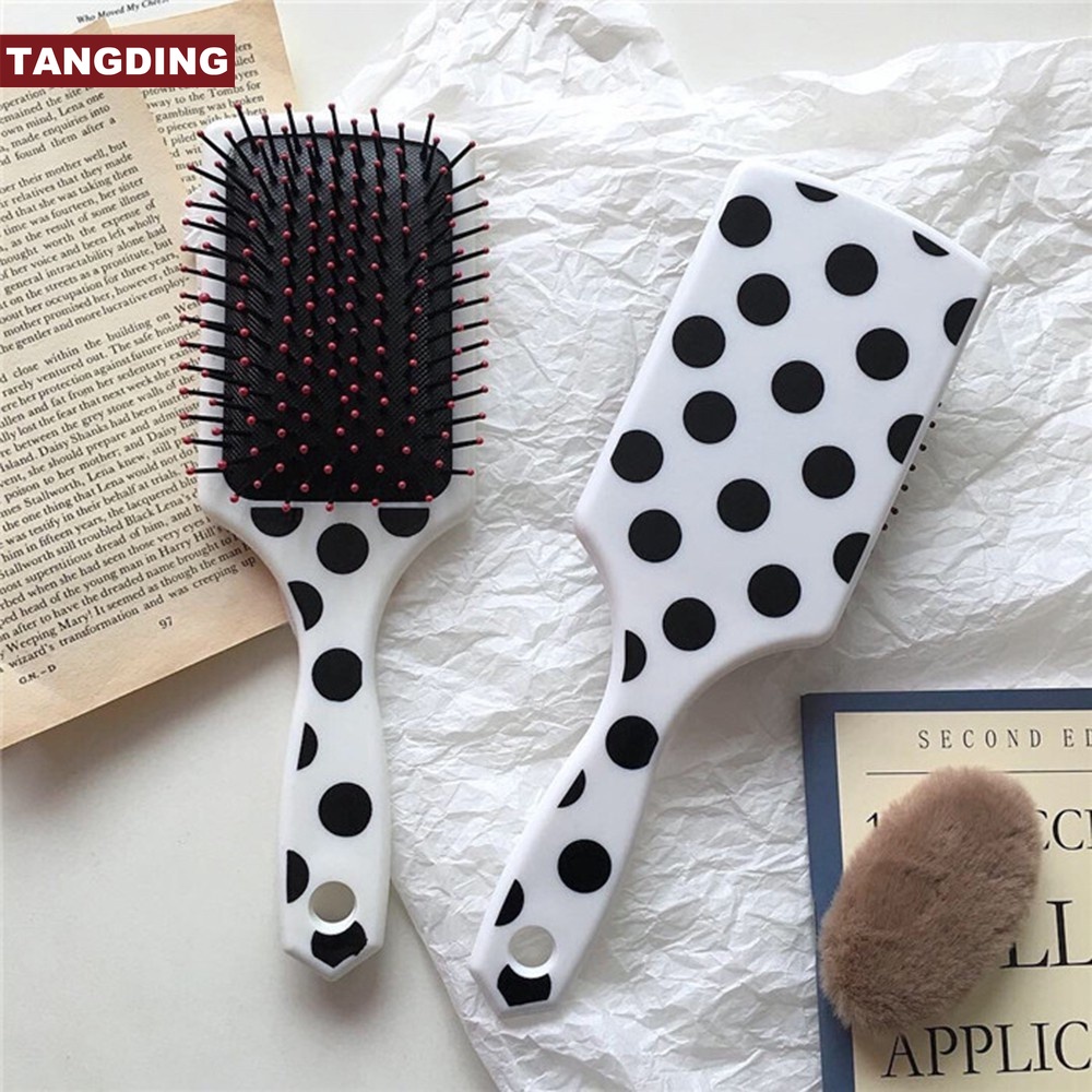 Korean-style Air Bag Large Curly Hair Comb Hair Massage Comb Antistatic Straight Hair Big Board Cow Comb