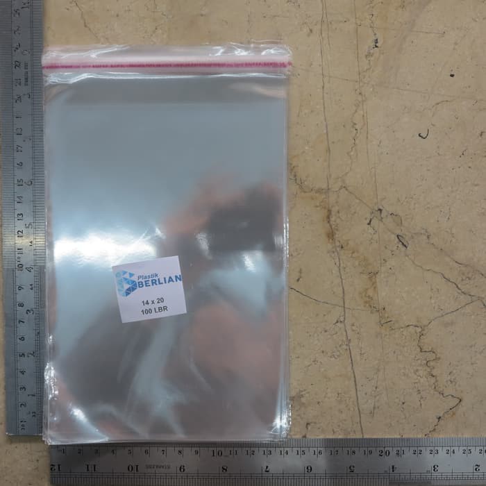 

Ready Stok Plastik OPP 14X20CM KW1 100LBR Lem atau Seal Berkualitas