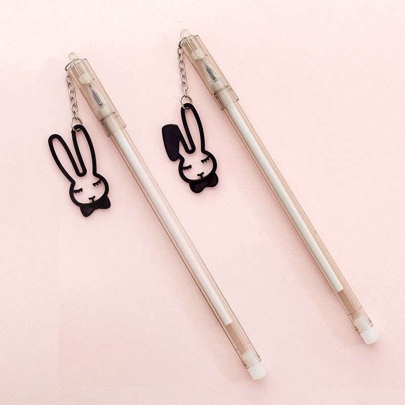Rabbit Shape Black Ink Pen for School / Office