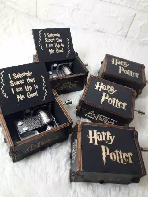 Kotak Musik Harry Potter Hadiah Ultah Selamat Ulang Tahun Kado Anak Koleksi Harrypotter