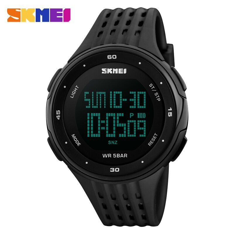 SKMEI Jam Tangan Digital Pria - DG1219 - EMWS6BBK Black