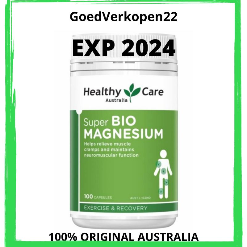 Healthy Care Super Bio Magnesium 100 Capsules