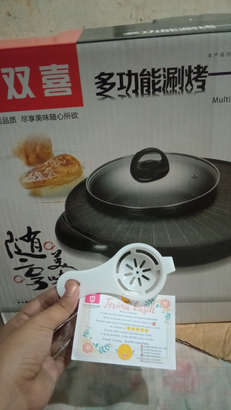 Grill Electric Bbq Panggang Shabu Suki Multifungsi Listrik Elektrik Hot Pot 2in1 Han River 33cm