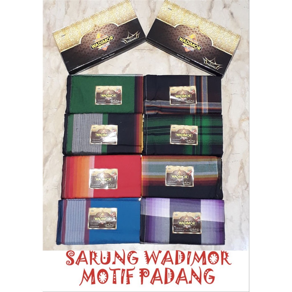 sarung wadimor/dhelhi/padang/bukit tinggi/hoirizion harga 10 potong