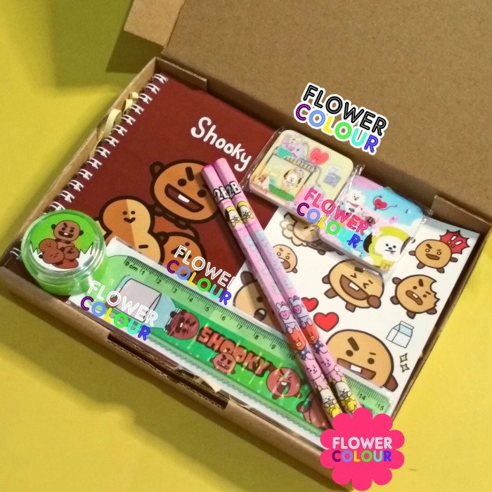 

Berkualitas Paket Alat Tulis Shooky Bt21 Terlaris
