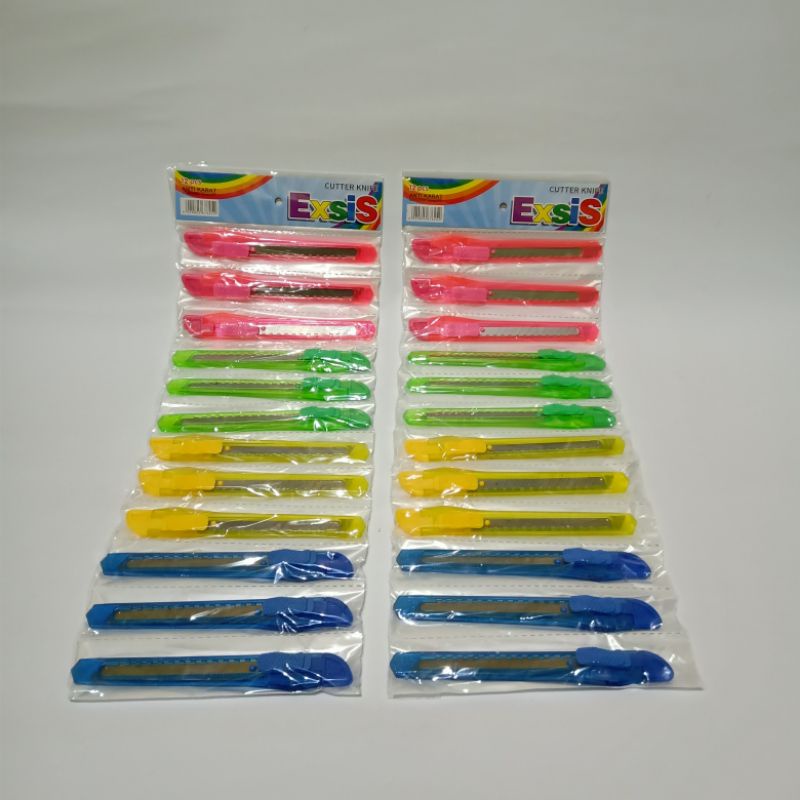 

TokoRejoAgung SATU RENTENG ( 12 PCS ) Cutter Kecil Kater Kecil