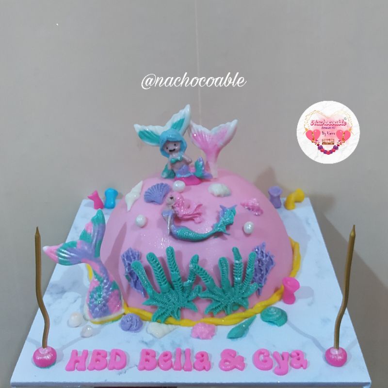 

Pinata Cake mermaid