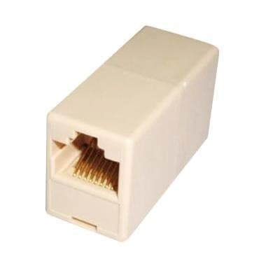 Connector Barrel rj45 female to female cat 5 6 - Konektor Barel lan rj-45