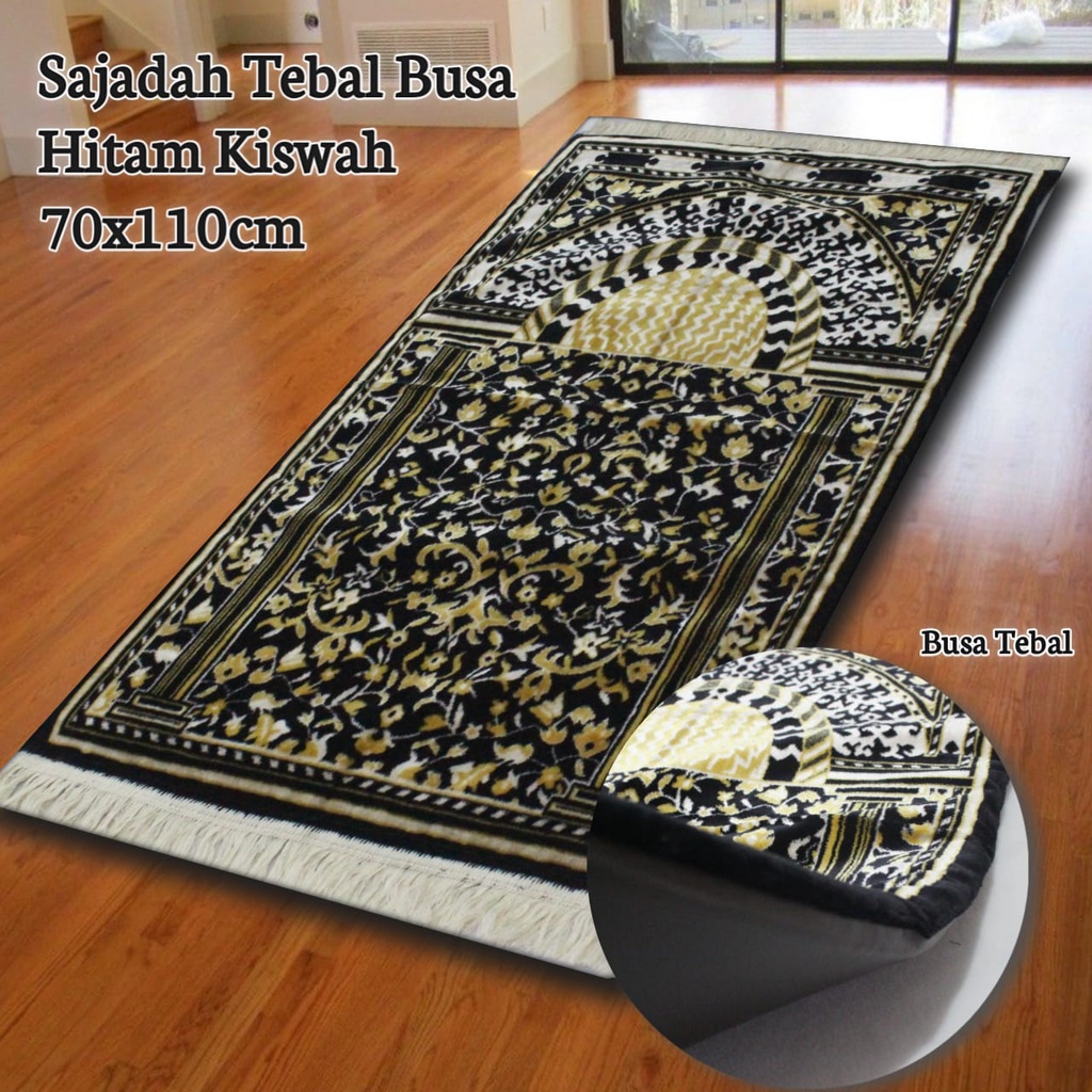 New Arrival Sajadah Tebal Busa Motif Kiswah/Best Seller