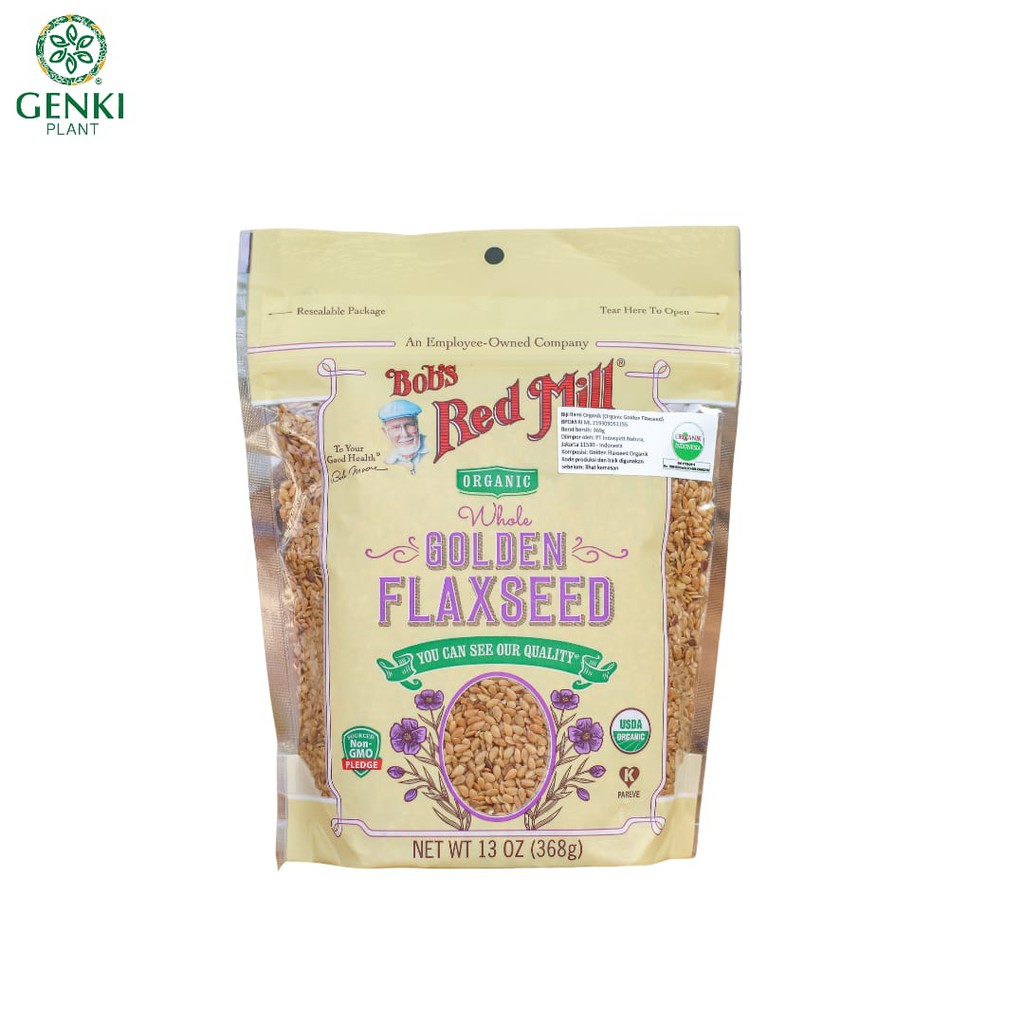 

Bob's Red Mill Organic Golden Flaxseed - 368 g