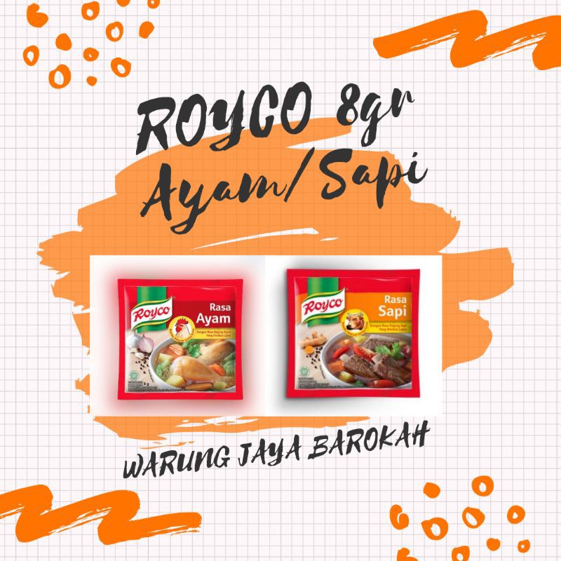 

ROYCO/BAHAN POKOK/PENYEDAP RASA/MURAH/HEMAT/GROSIR/BUMBU/MAX 5 PCS